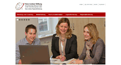 Desktop Screenshot of hans-lindner-stiftung.de