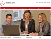 Tablet Screenshot of hans-lindner-stiftung.de